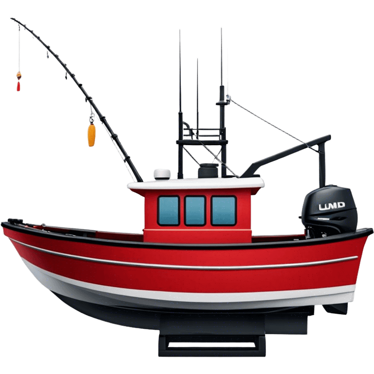 Fishing Boat - Lund 1775 Crossover XS (Model Year: 2022) (Iconic colour: Red with black trim) emoji