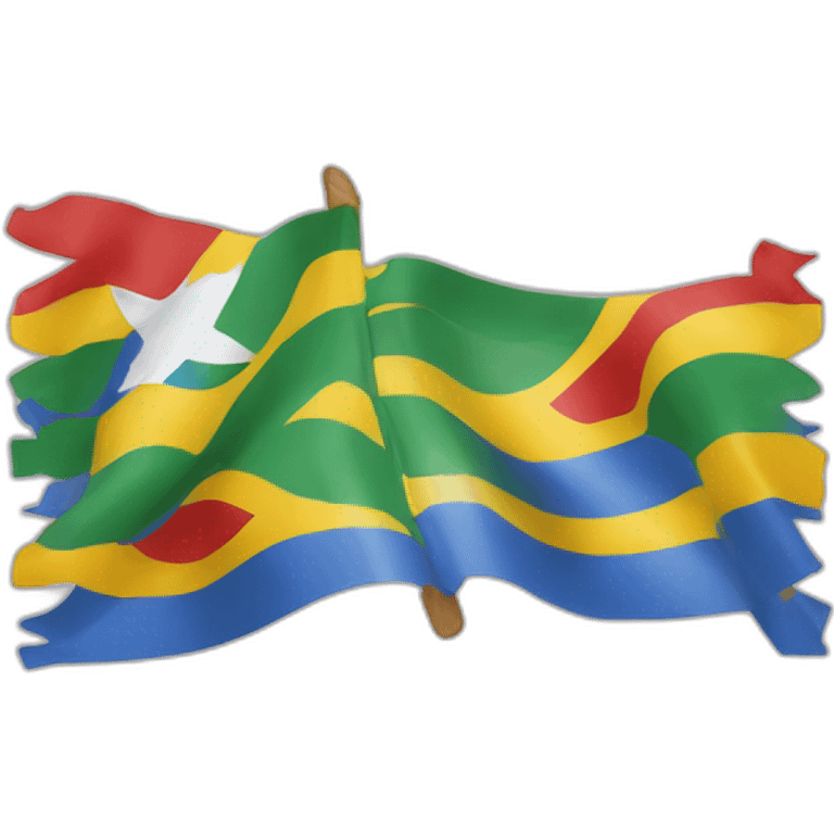 Drapeaux kabyle nord dafrique emoji