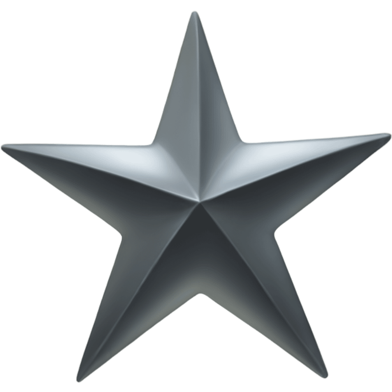 Sliver star emoji