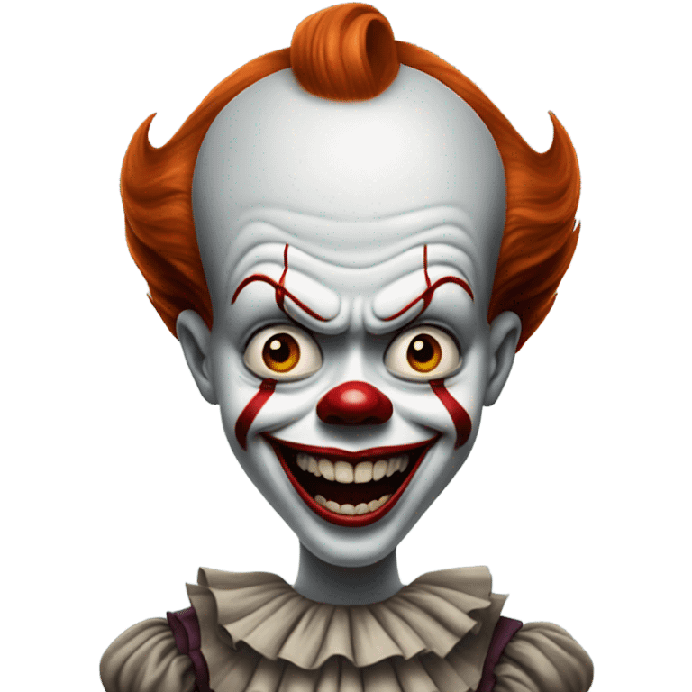 pennywise doing a silly face emoji