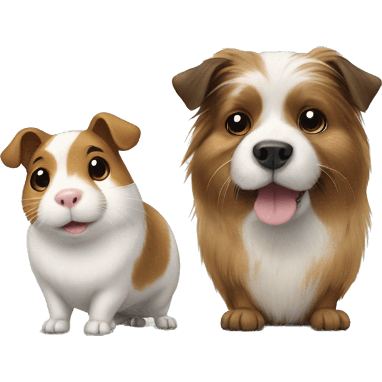 Dog and Guinea pig emoji