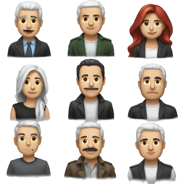 Mavi beyaz kırmızı ve üzerinde yıldız olan bir kalkan  emoji