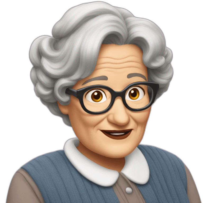 Señora doubtfire emoji