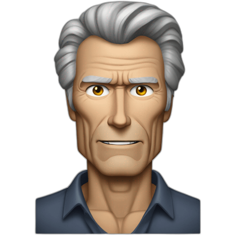 Clint Eastwood cuerpo entero emoji