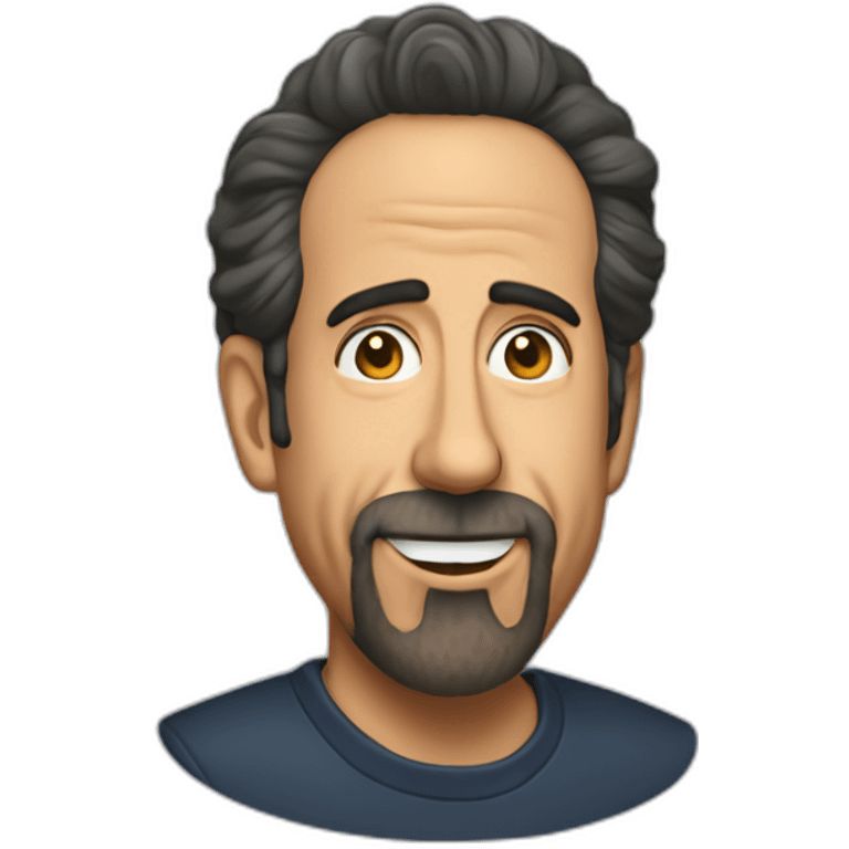 jerry seinfeld with beard emoji