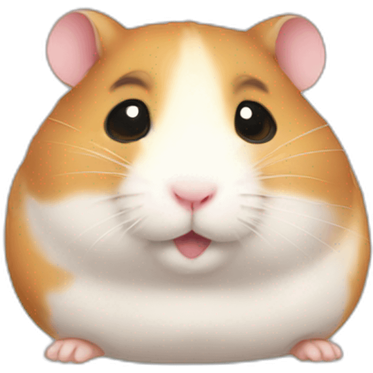 Fatty round hamster emoji