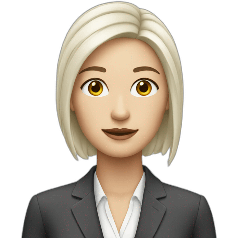 woman-white-skin-in-suit emoji