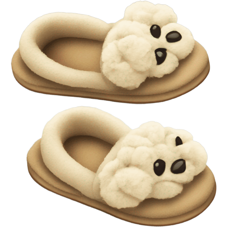 cozy slippers emoji