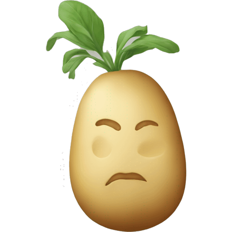 Master potato logo magnifique emoji