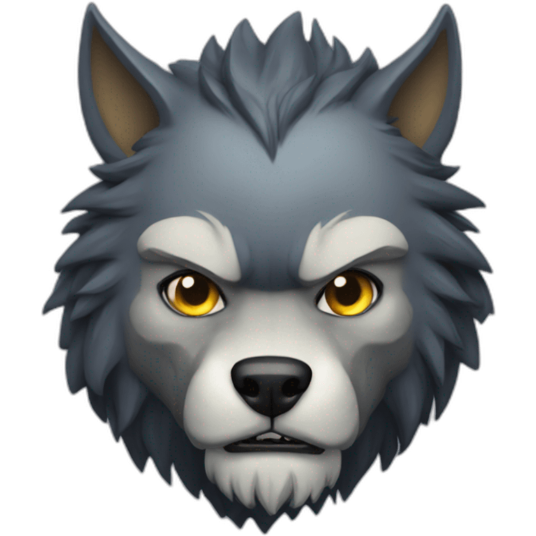 Alpha King werewolf emoji