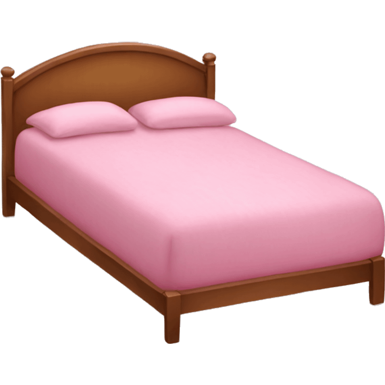 Pink bed realistic  emoji