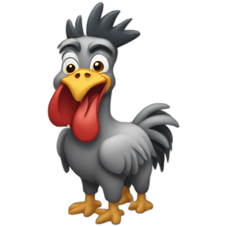 Rooster donkey  emoji