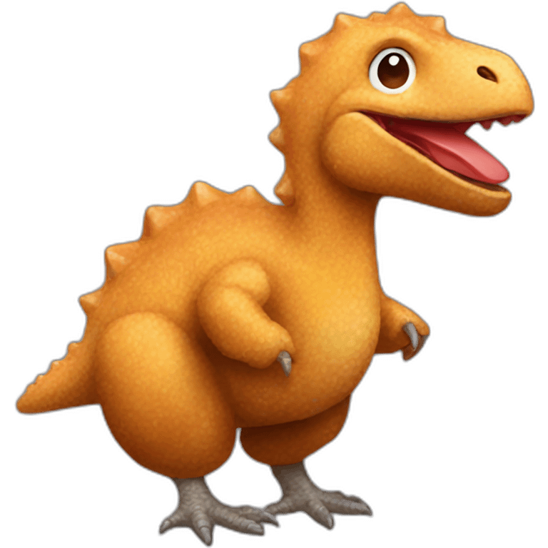 dinosaur chicken nugget emoji