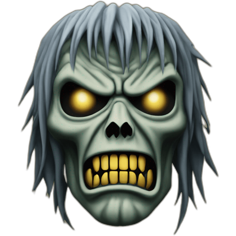 Iron Maiden Eddie number of the beast emoji