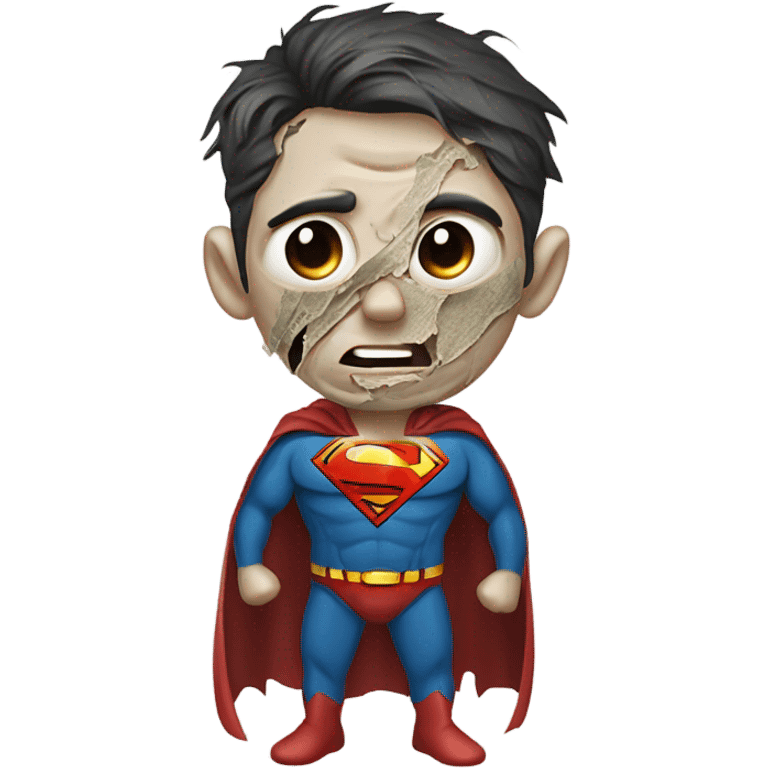 superman as a zombie emoji