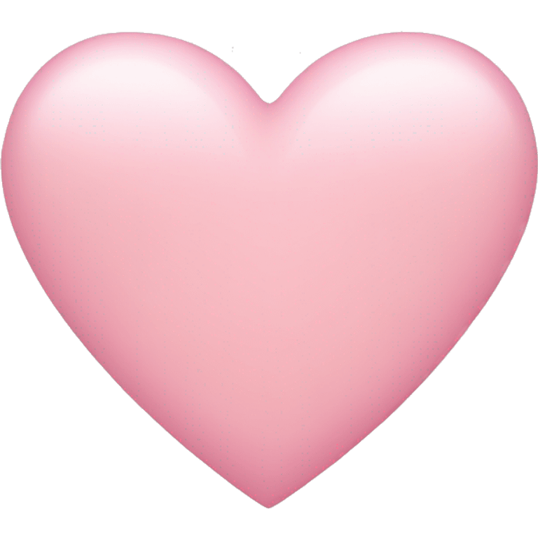 Light pink heart  emoji