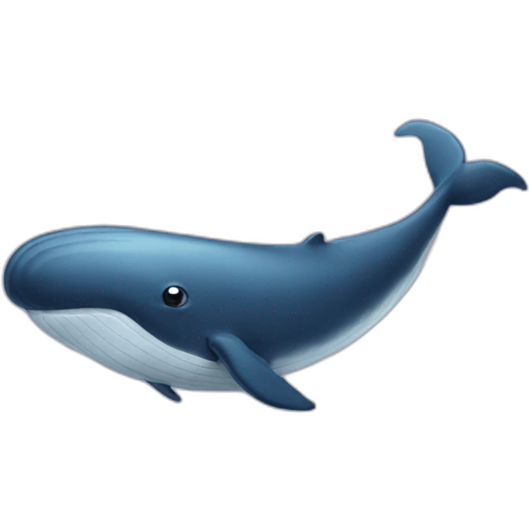 Whale showing don't know emoji