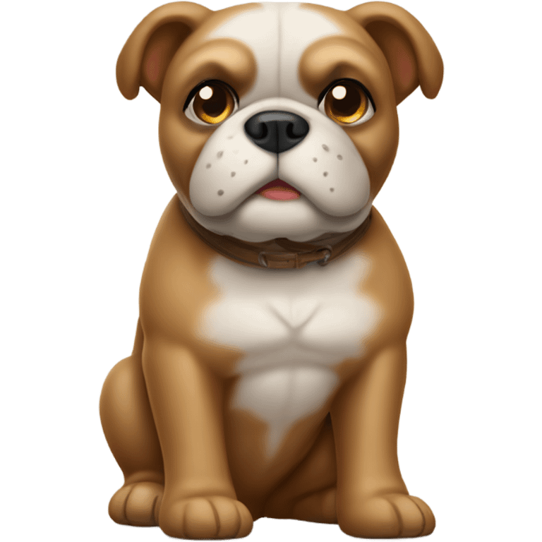 Teddybär mit französischer bulldogge emoji