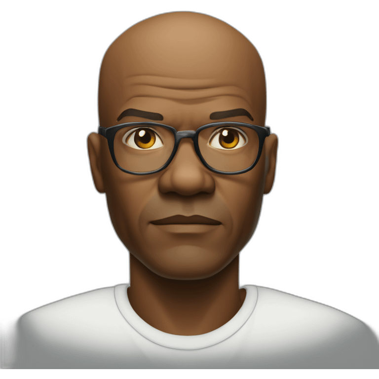 bald, year 2000, samuel l jackson, serious, no glasess emoji