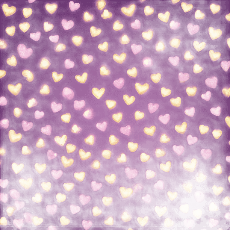 Sparkles with hearts emoji