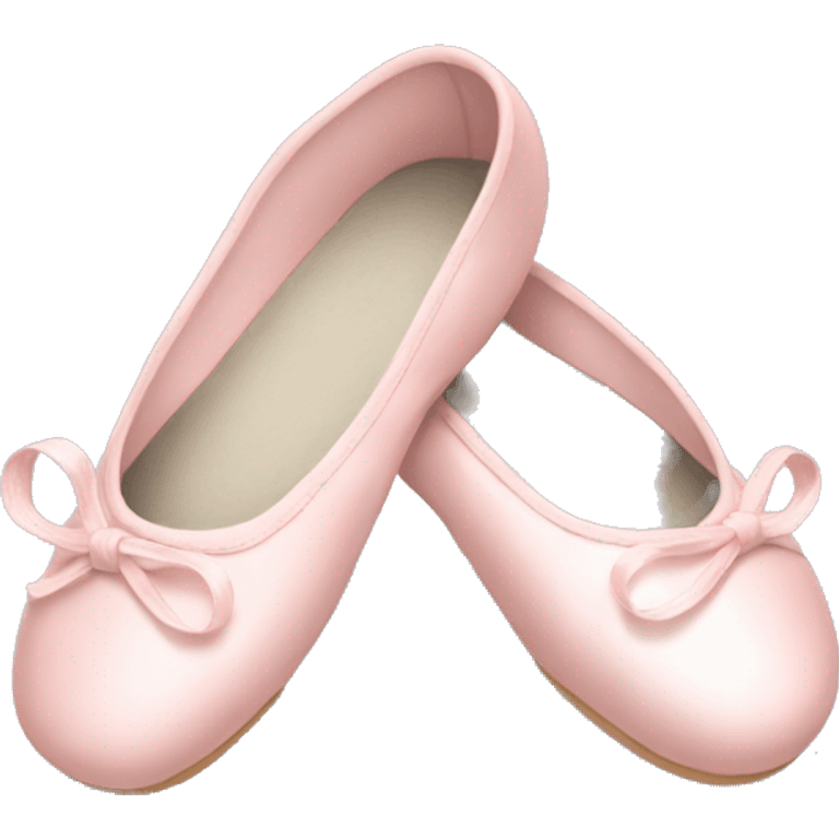 Pale pink ballet shoes emoji