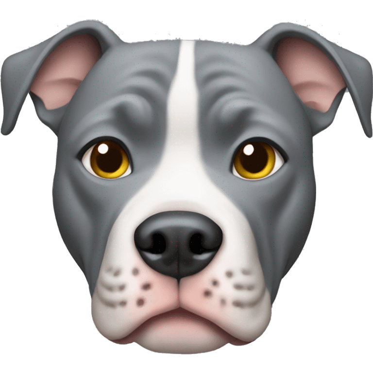 Grey pitbull emoji