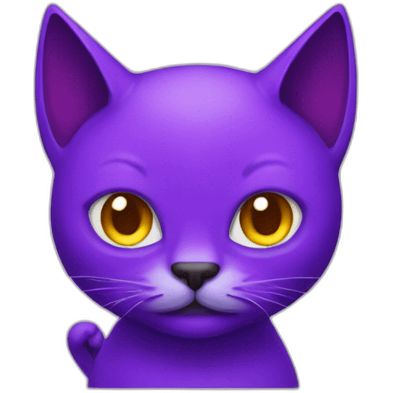 devil purple cat emoji