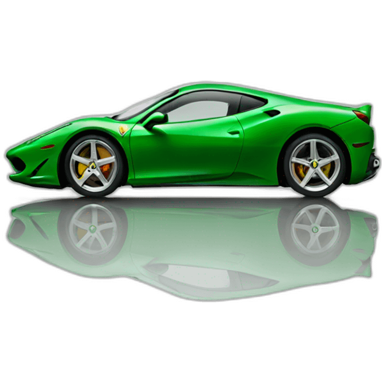 green ferrari emoji