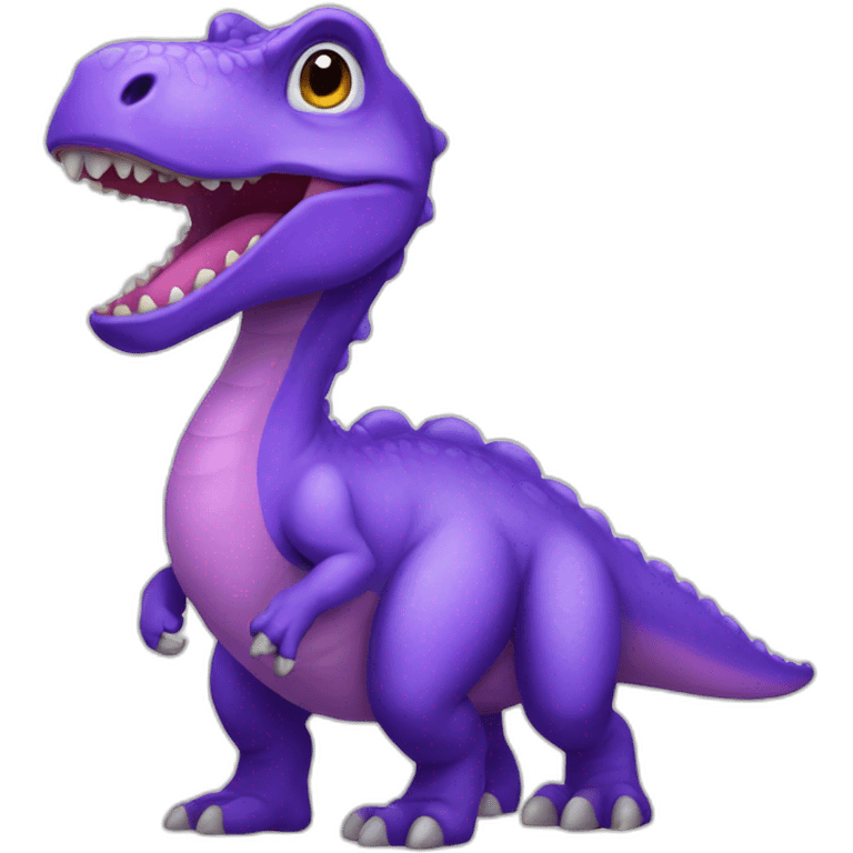 purple dinosaur emoji