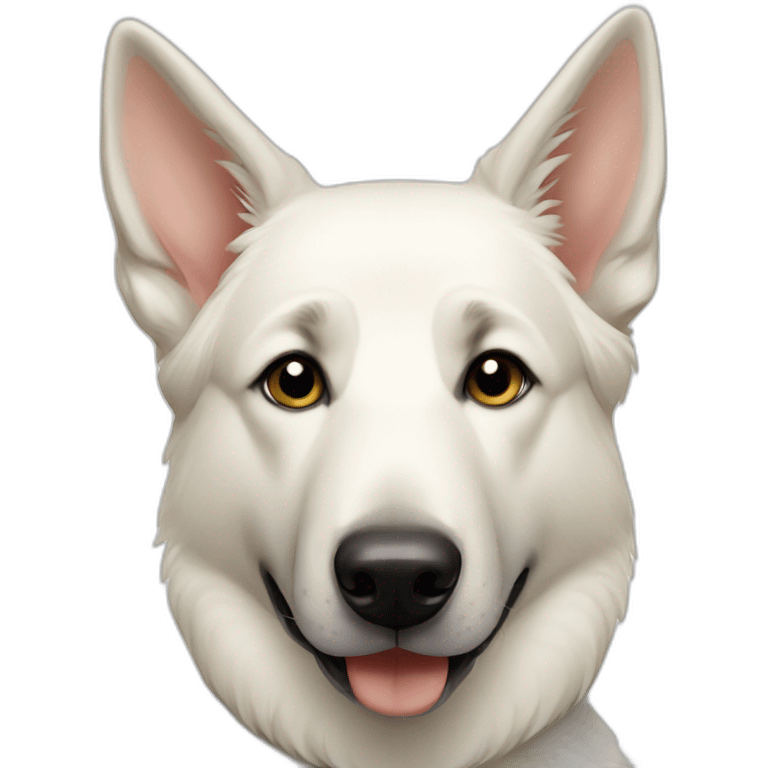 white german shepherd emoji