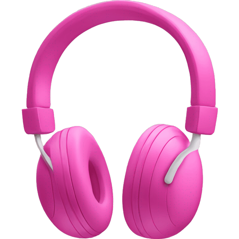 Apple headphones pink  emoji