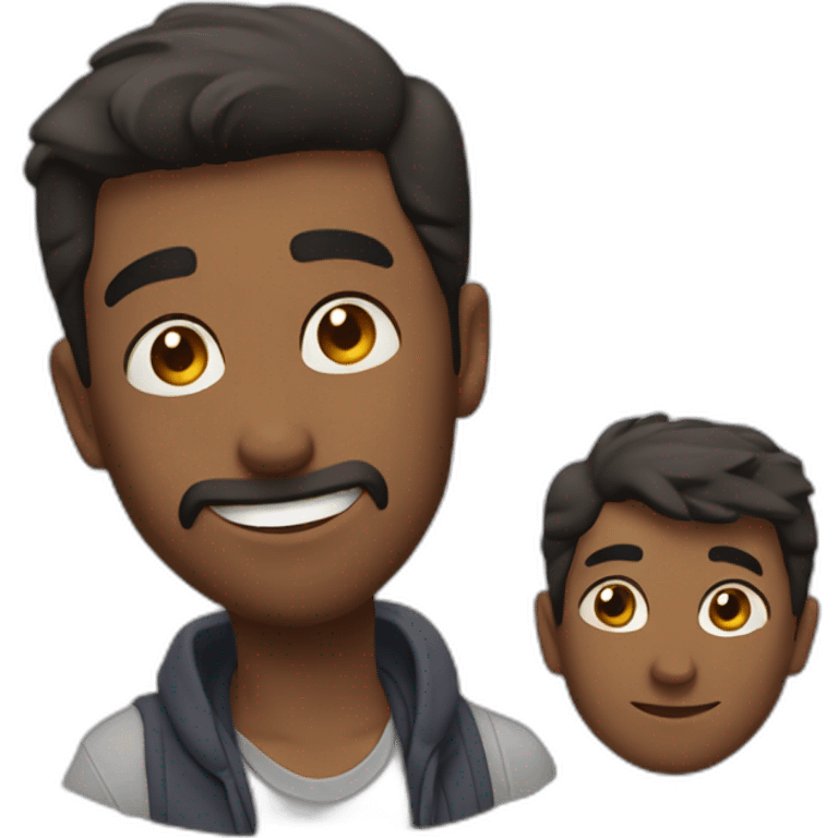 Aman loves Biju emoji