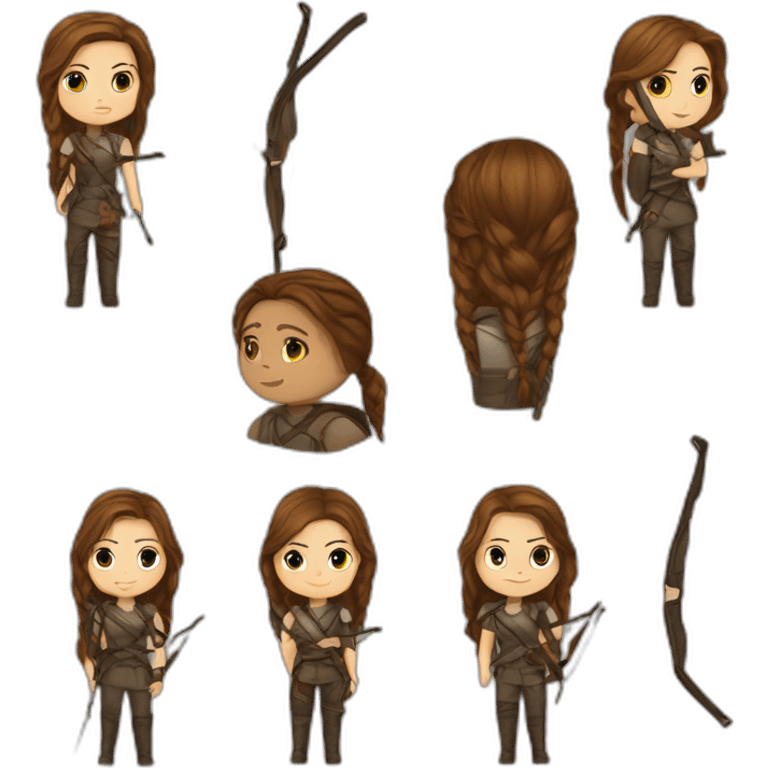 katniss-everdeen-archer emoji