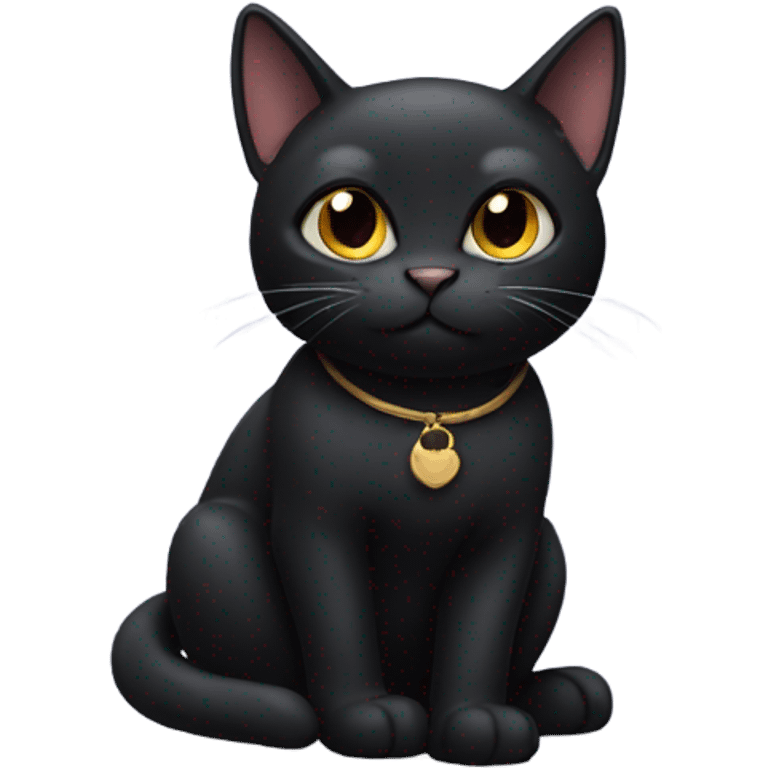 Black cat emoji