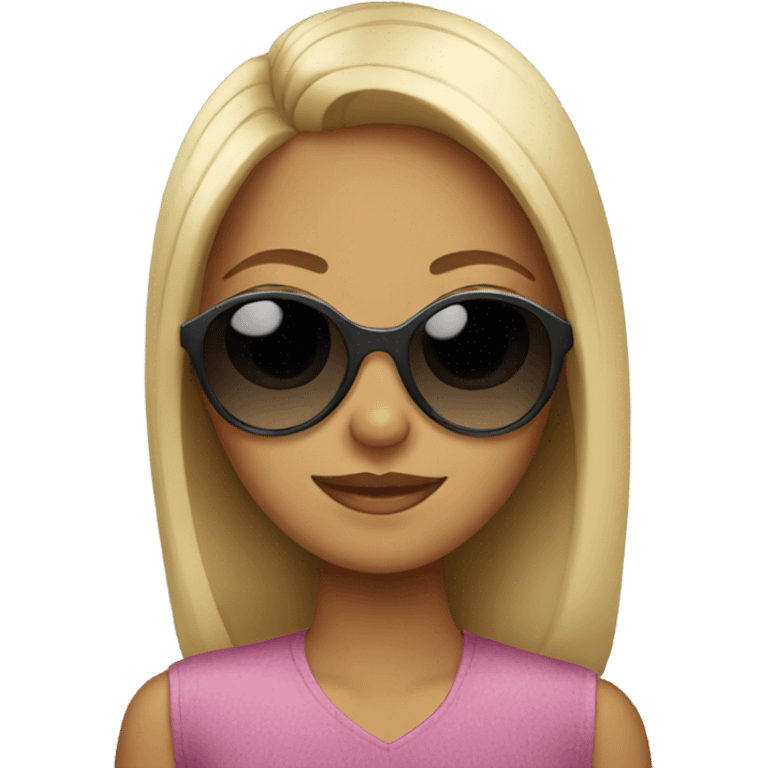 girl with sunglasses emoji