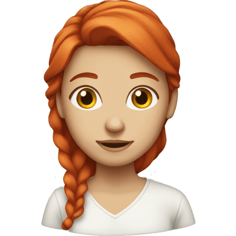 Red hair girl emoji