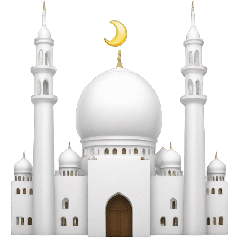 White mosque emoji