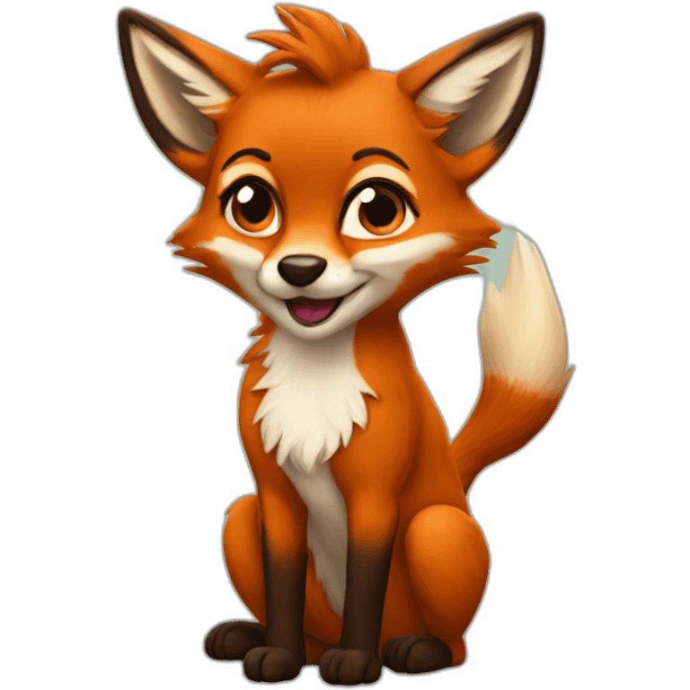 Cunning little vixen emoji