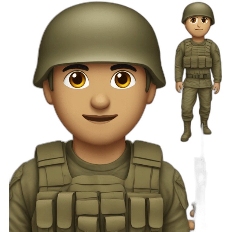 Armenian soldier emoji