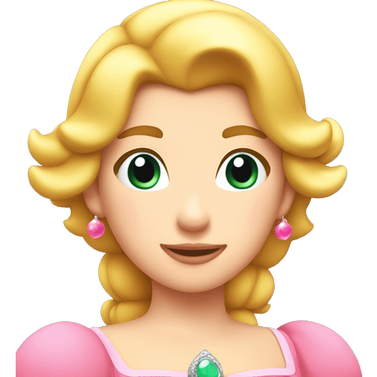 Princess peach head  emoji