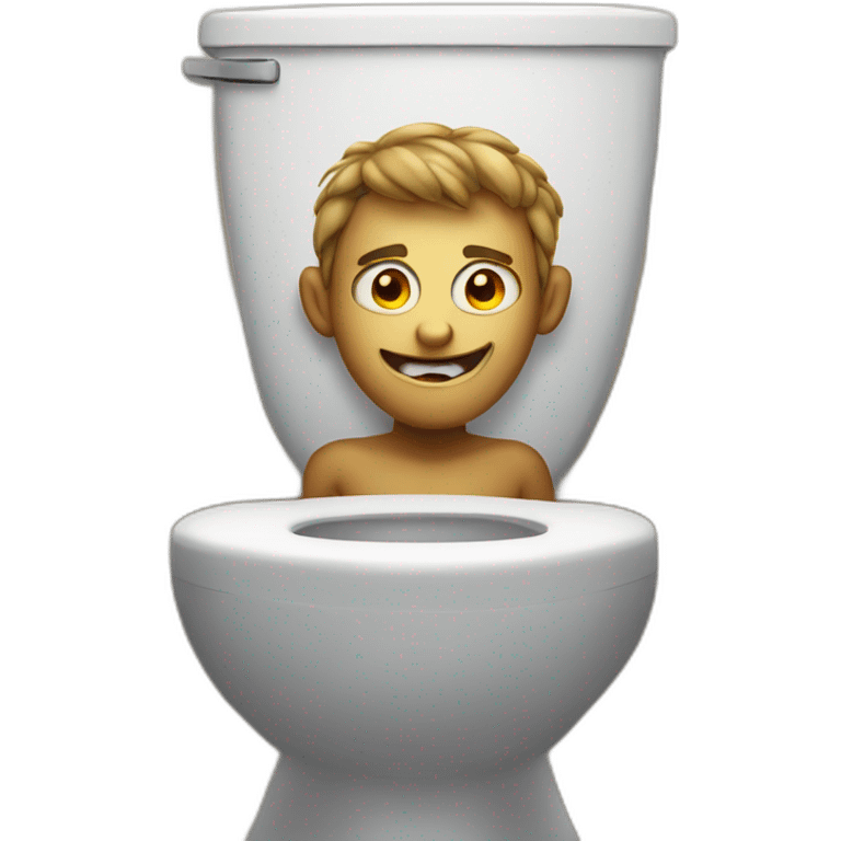 Lucifer in the toilet emoji