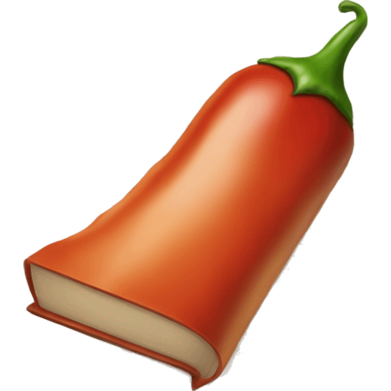 Spicy book emoji