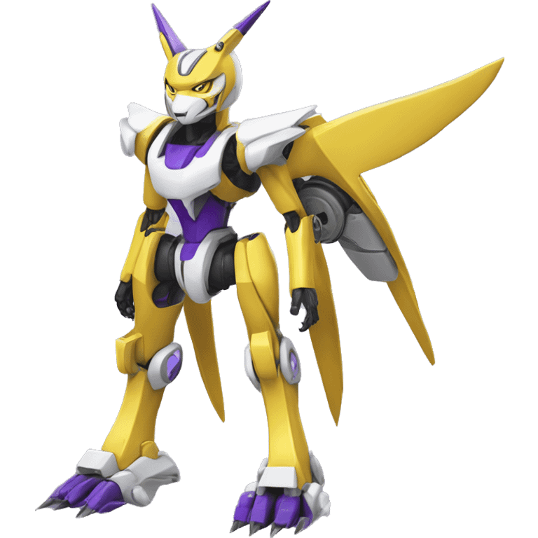 Renamon-Medabot-Mecha full body emoji