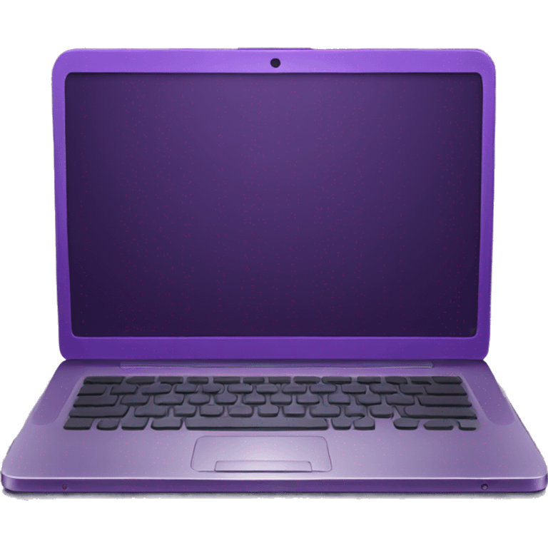 laptop dark purple emoji