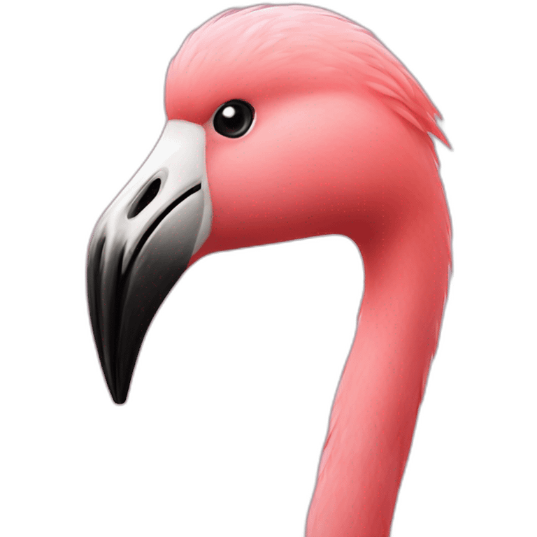 Flamingo with à bikini emoji