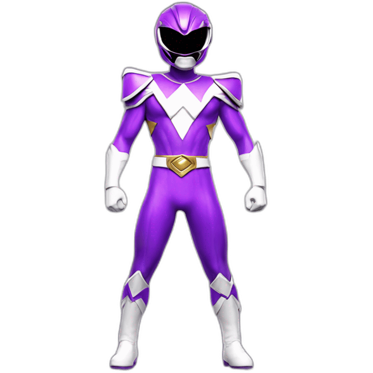 purple power ranger full body emoji