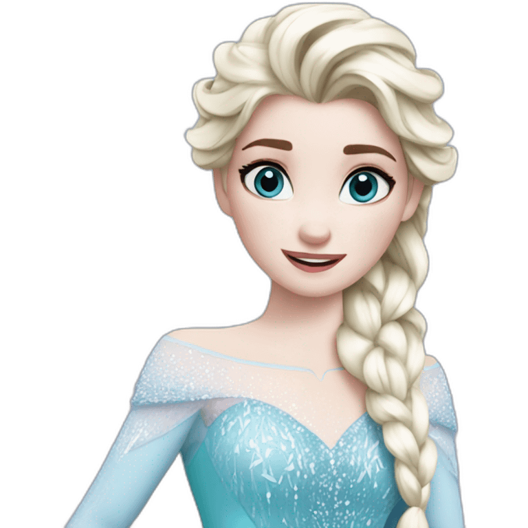 Elsa frozen emoji