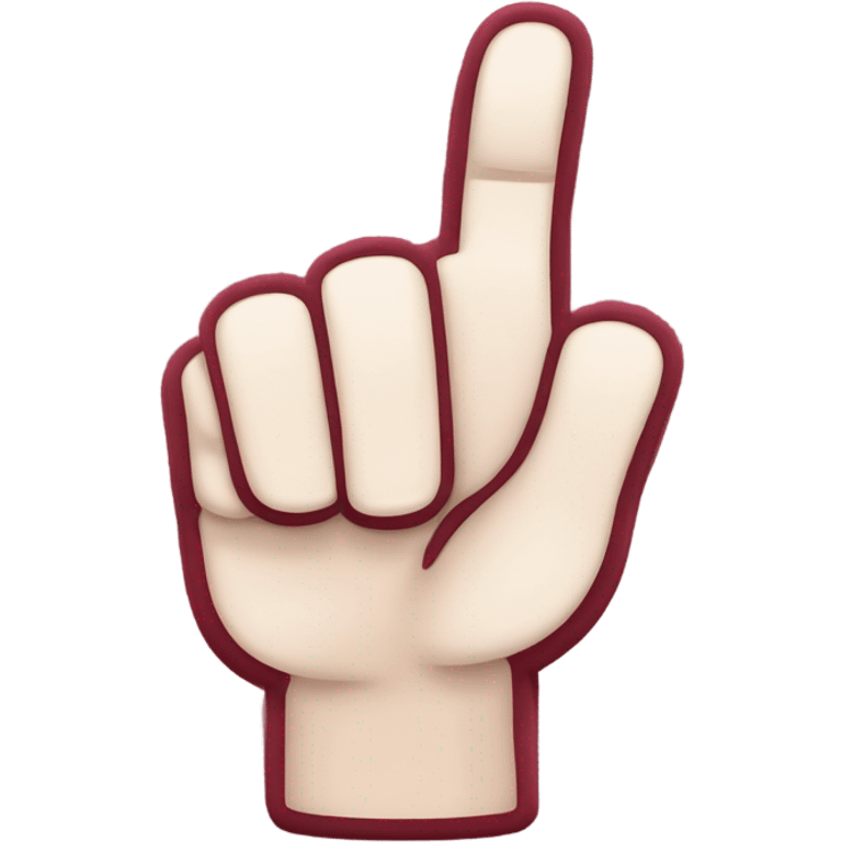 Maroon thumbs up  emoji