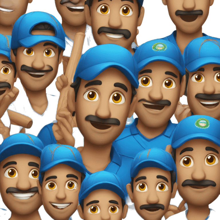 Indian cricket team emoji