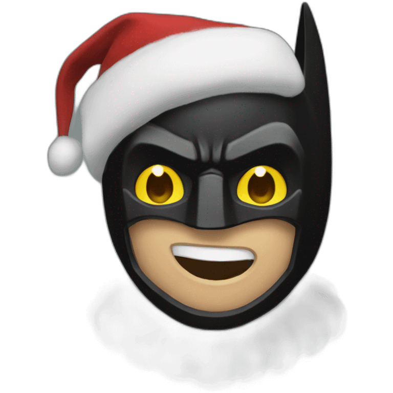 Batman in Christmas emoji